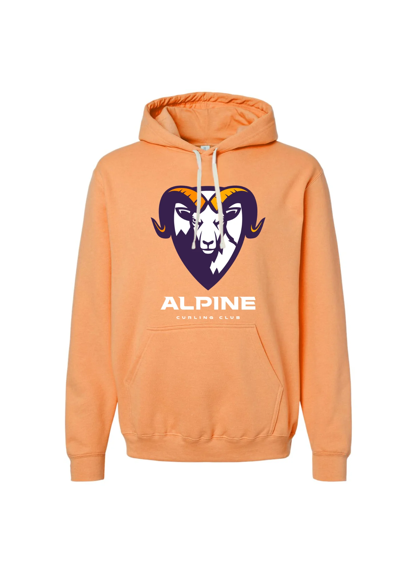 Alpine Curling Club Logo Hoodie - Image 3