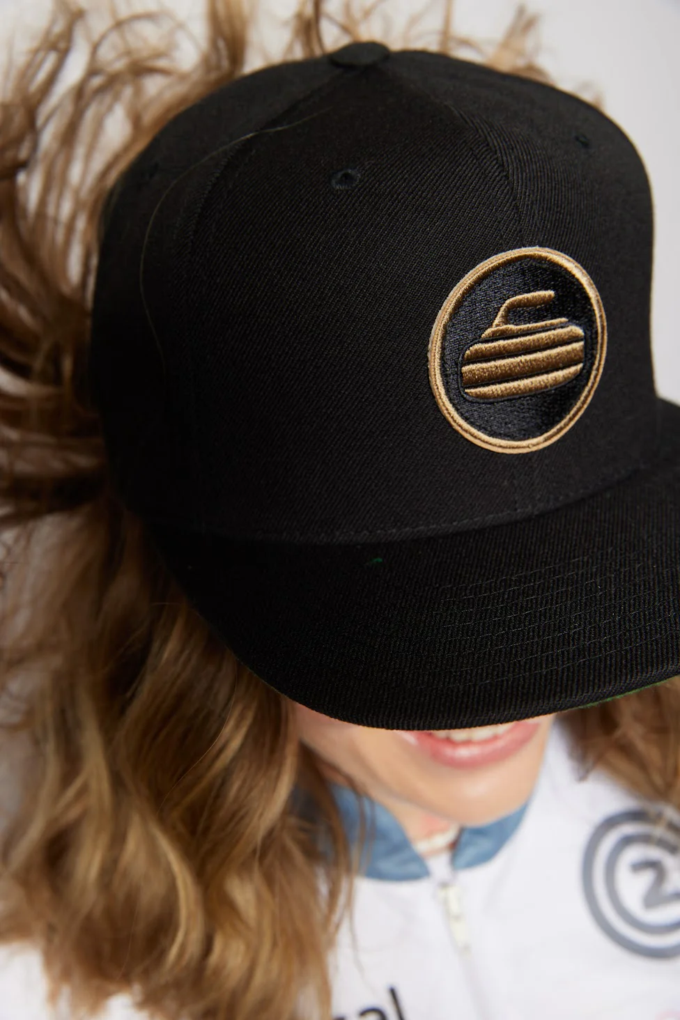 Curling Rock - Snap Back Hat with Patch - Image 3