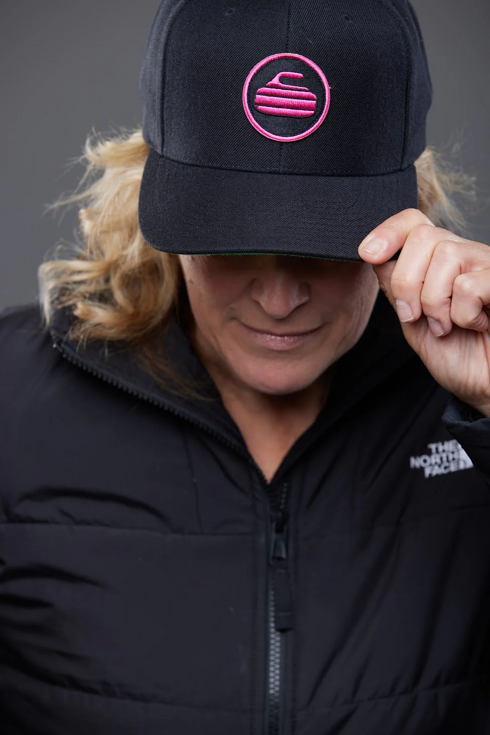 Curling Rock - Snap Back Hat with Patch - Image 5