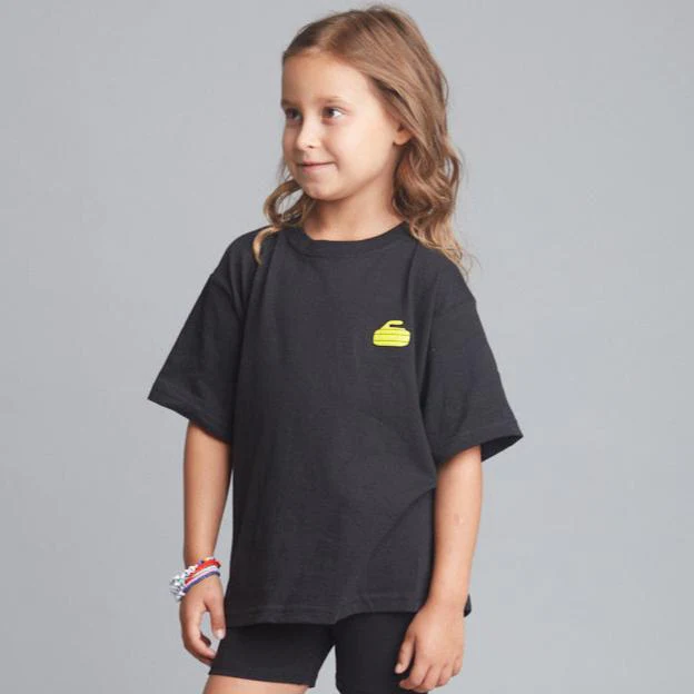 Curling Rock - Youth T-Shirt - Image 3