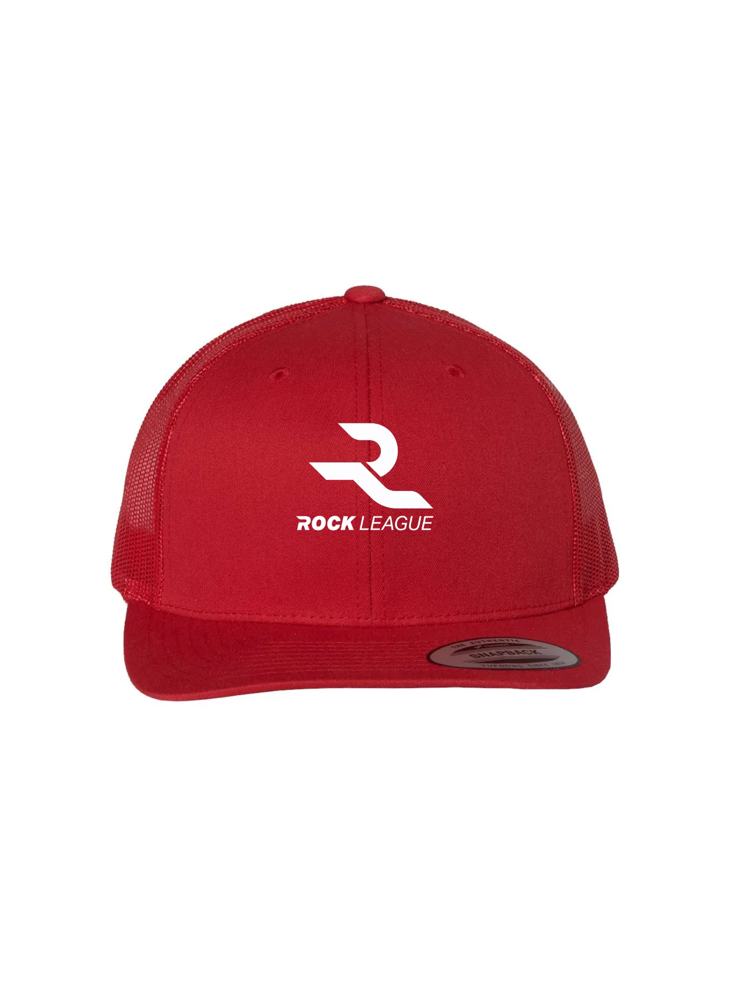 Rock League Embroidered Logo Trucker Cap - Image 4